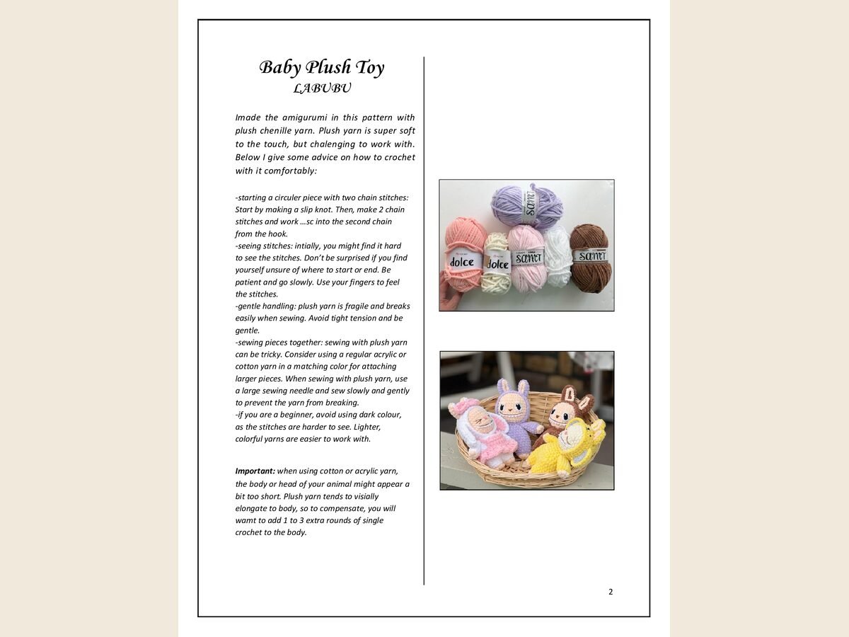 Baby Plush Toy Labubu