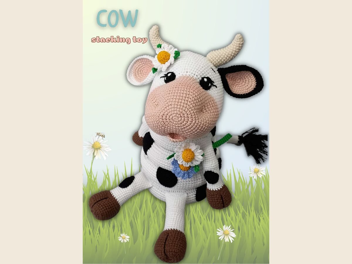 Cow stacking toy