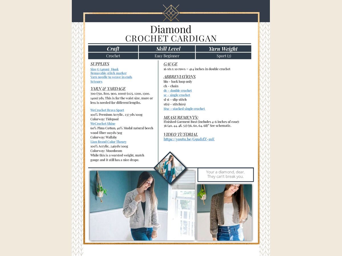 Diamond Cardigan
