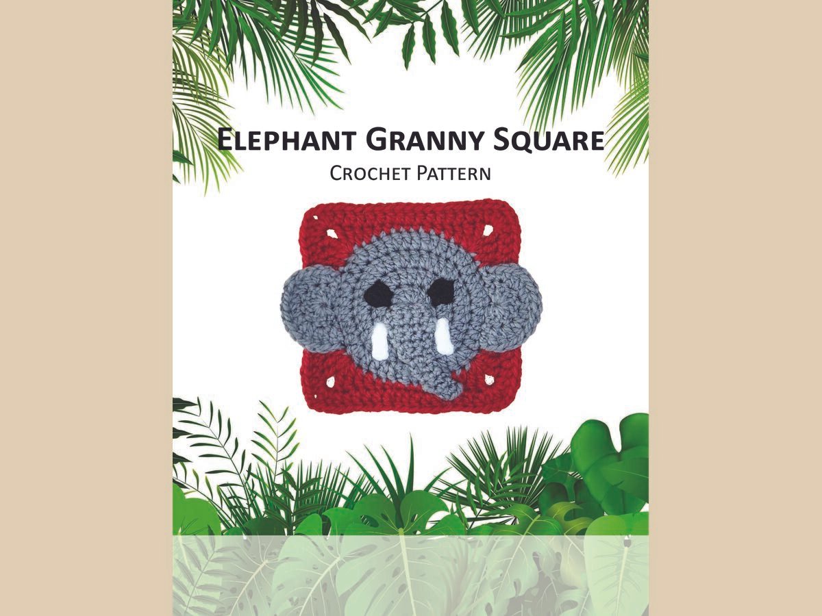 Elephant Granny Square_Crochet Pattern-compressed