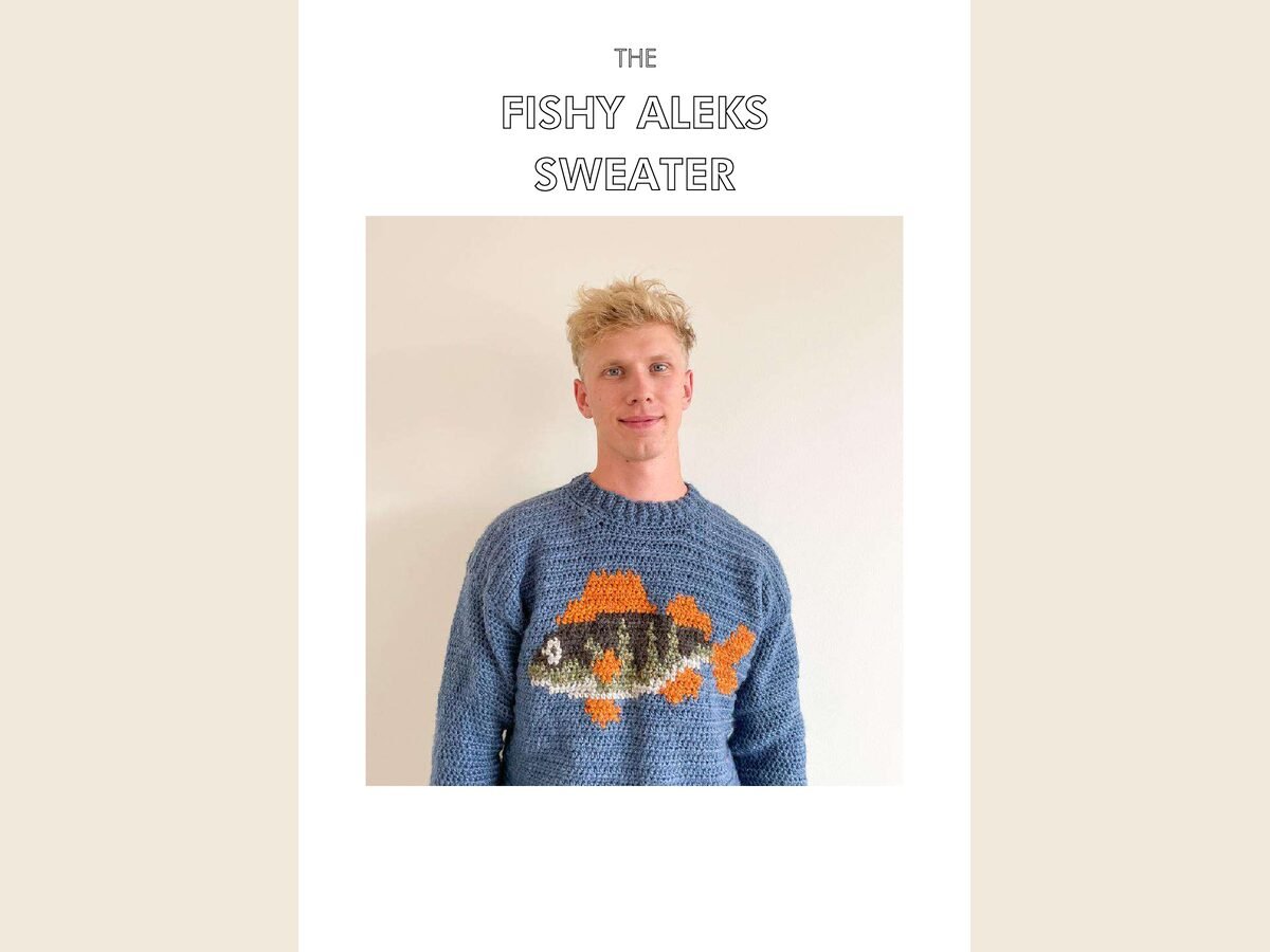 Fishy Crochet Sweater