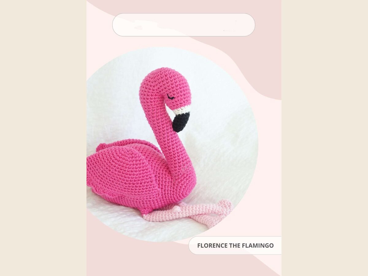 Flamingo Amigurumi Plush
