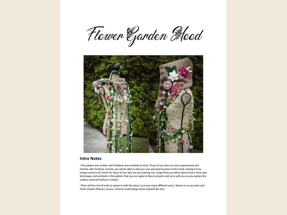 Flower Garden Hood