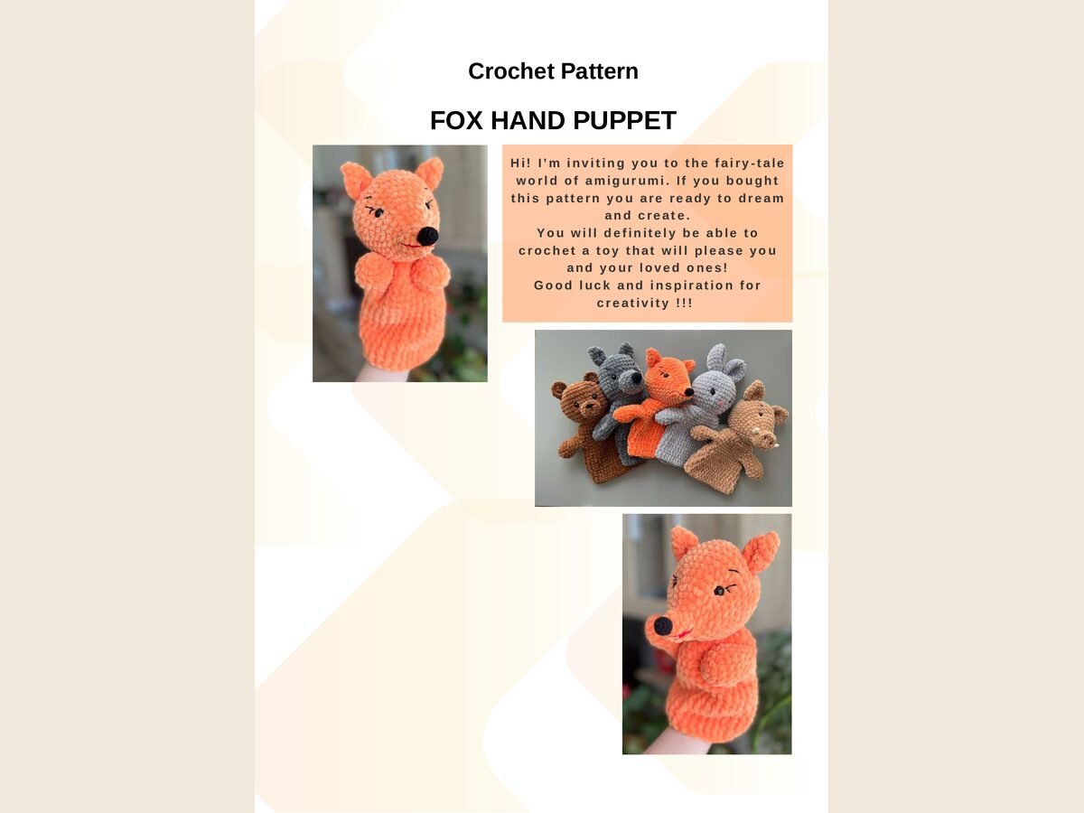 Fox Hand Puppet