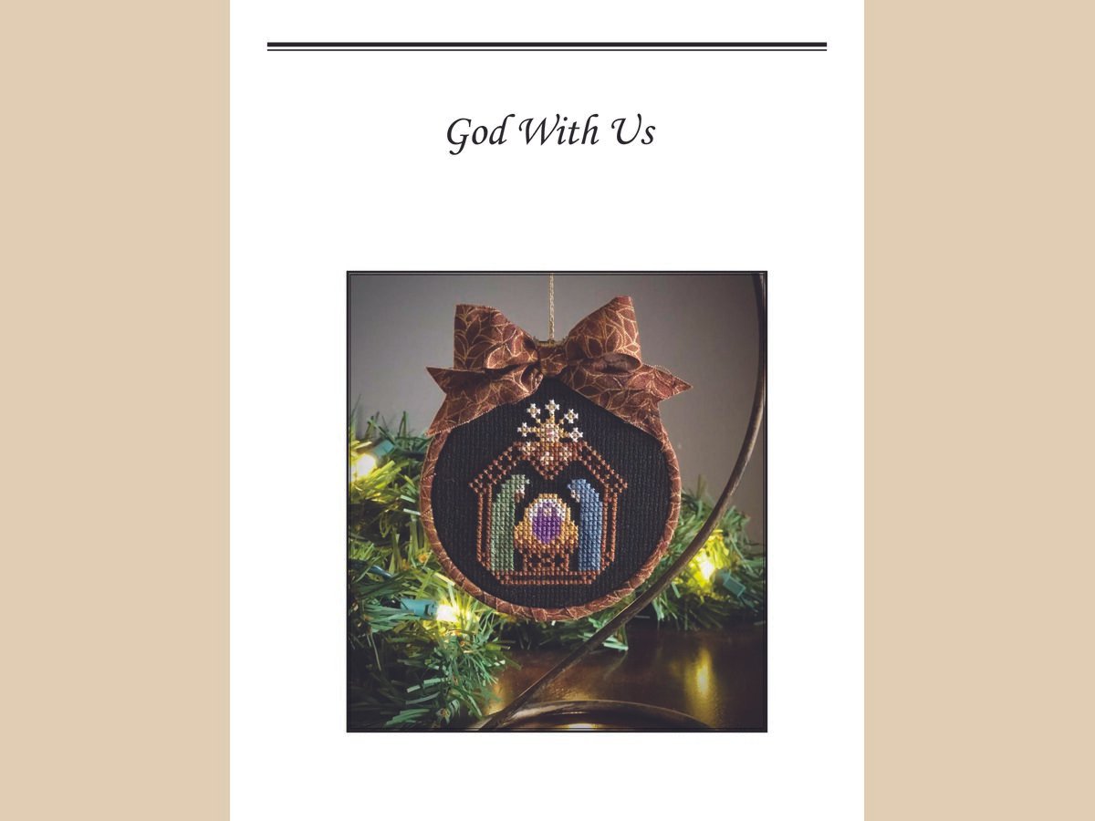 God with us Cross Stitch