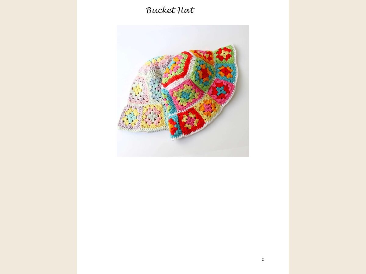 Granny Bucket Hat