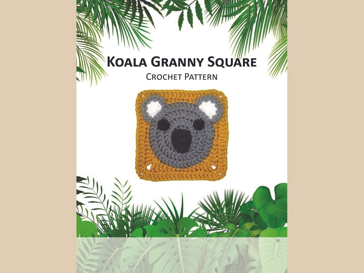 Koala Granny Square_Crochet Pattern-compressed