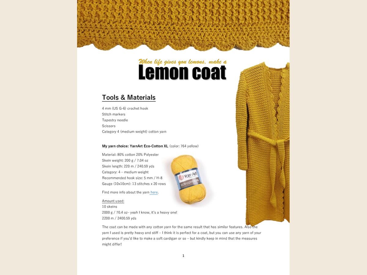 Lemon Coat