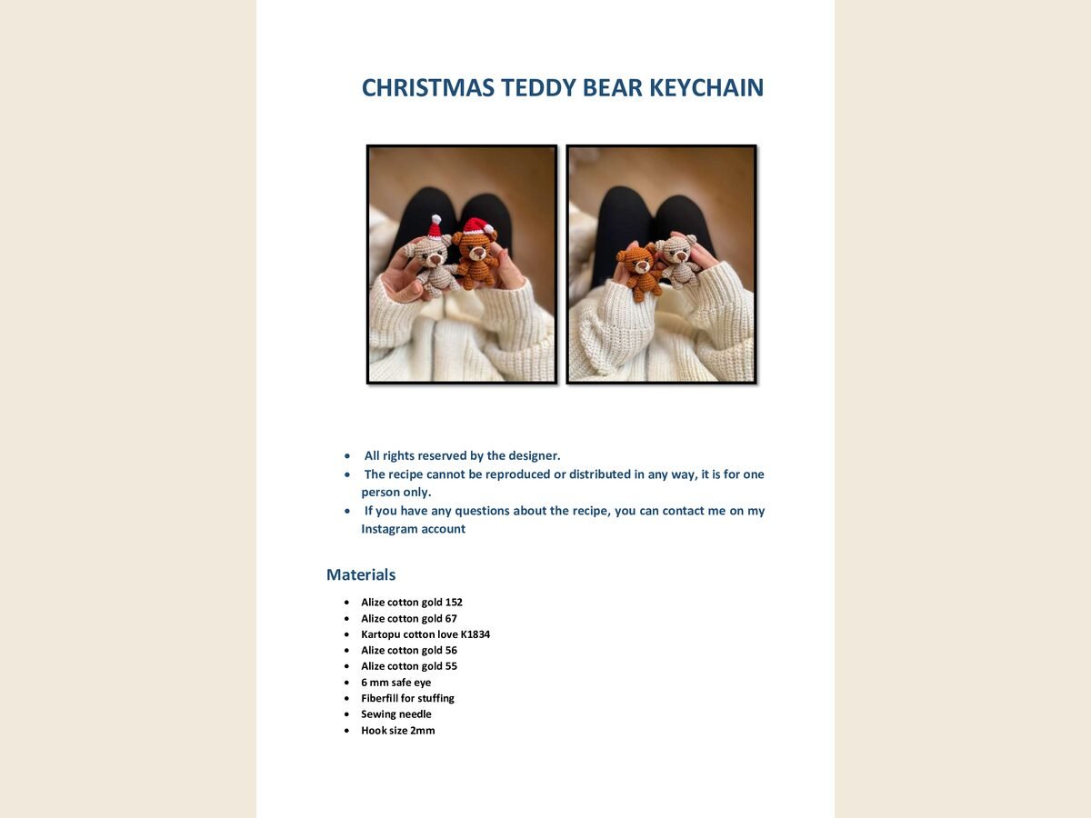 Mini Teddy Bear