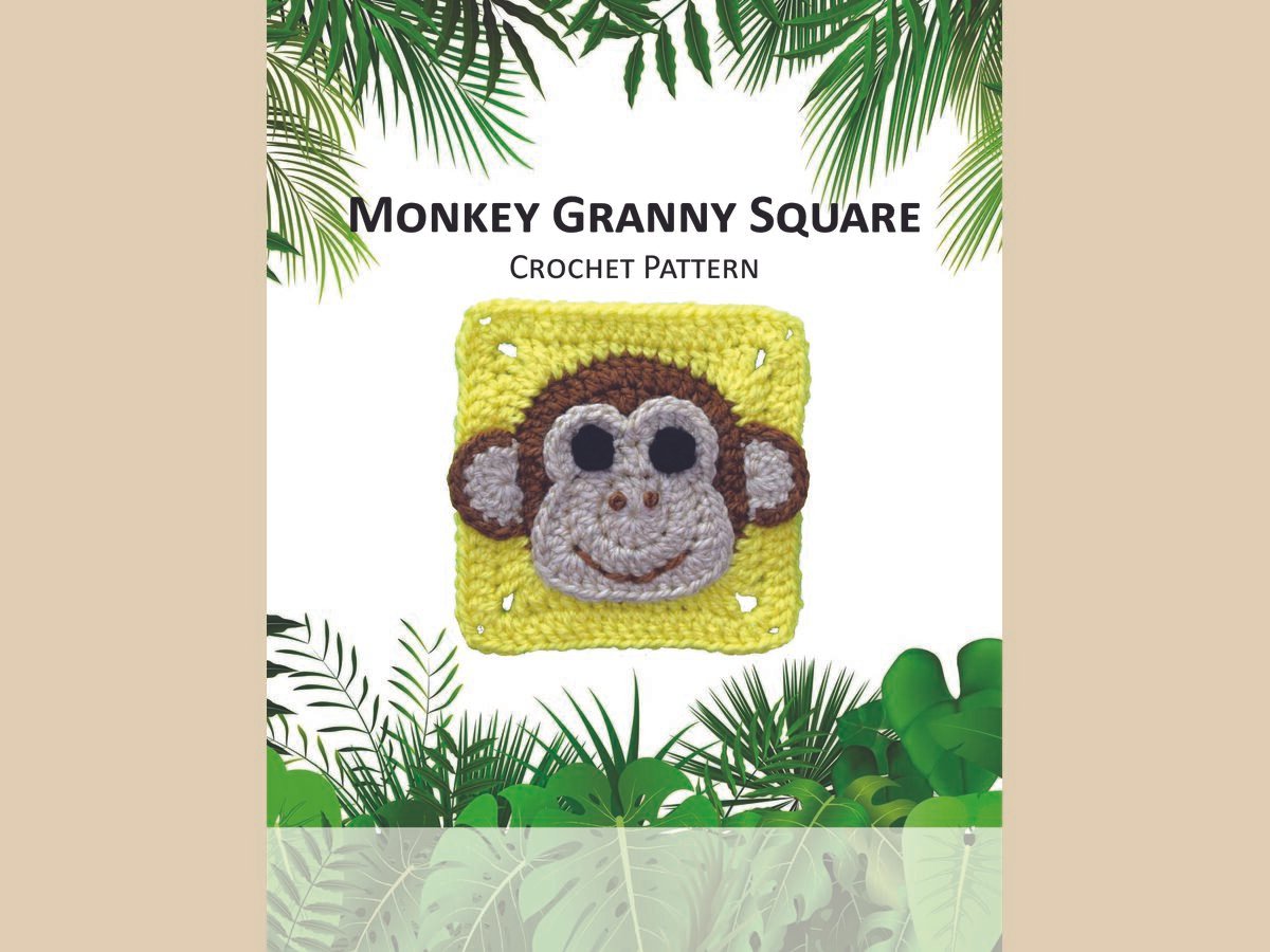 Monkey Granny Square_Crochet Pattern-compressed