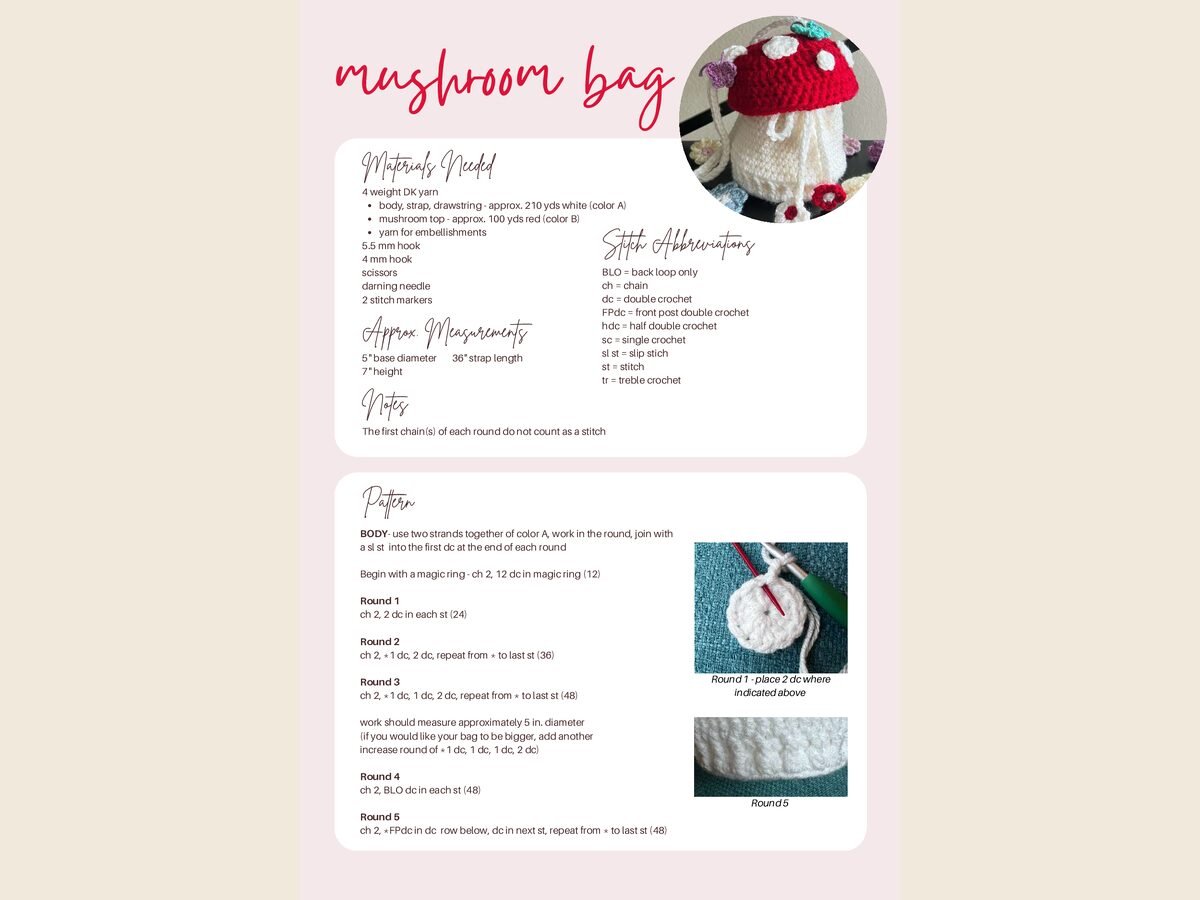 Mushroom Bag