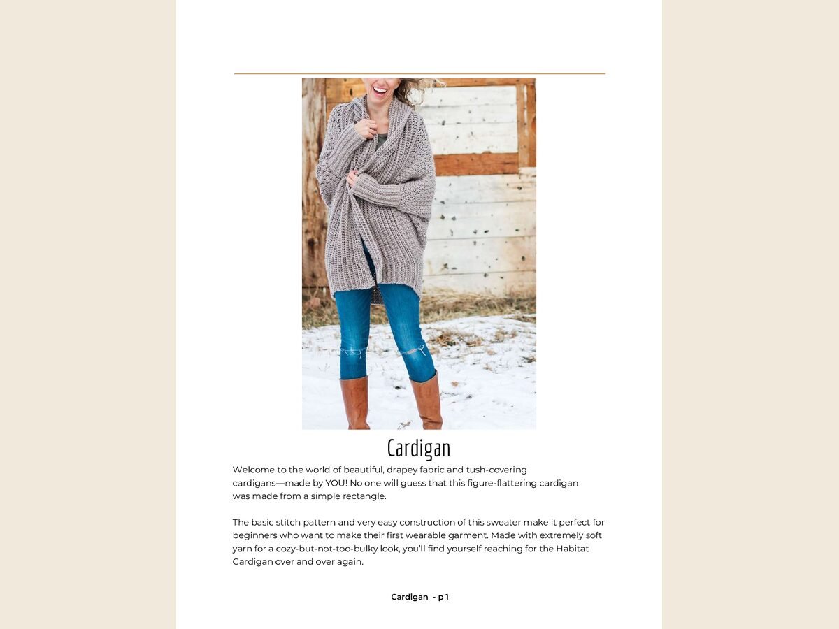 Oversize Cardigan