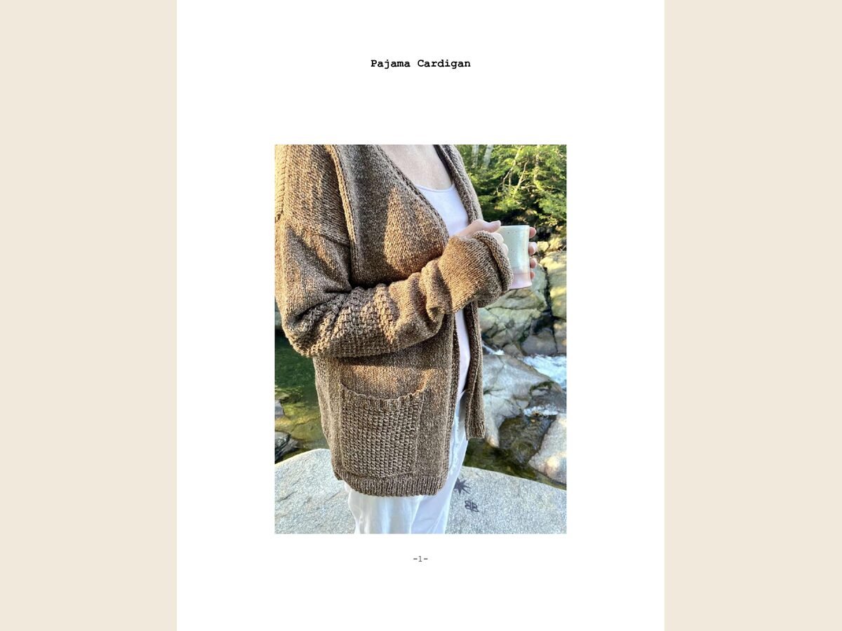 Pajama Cardigan