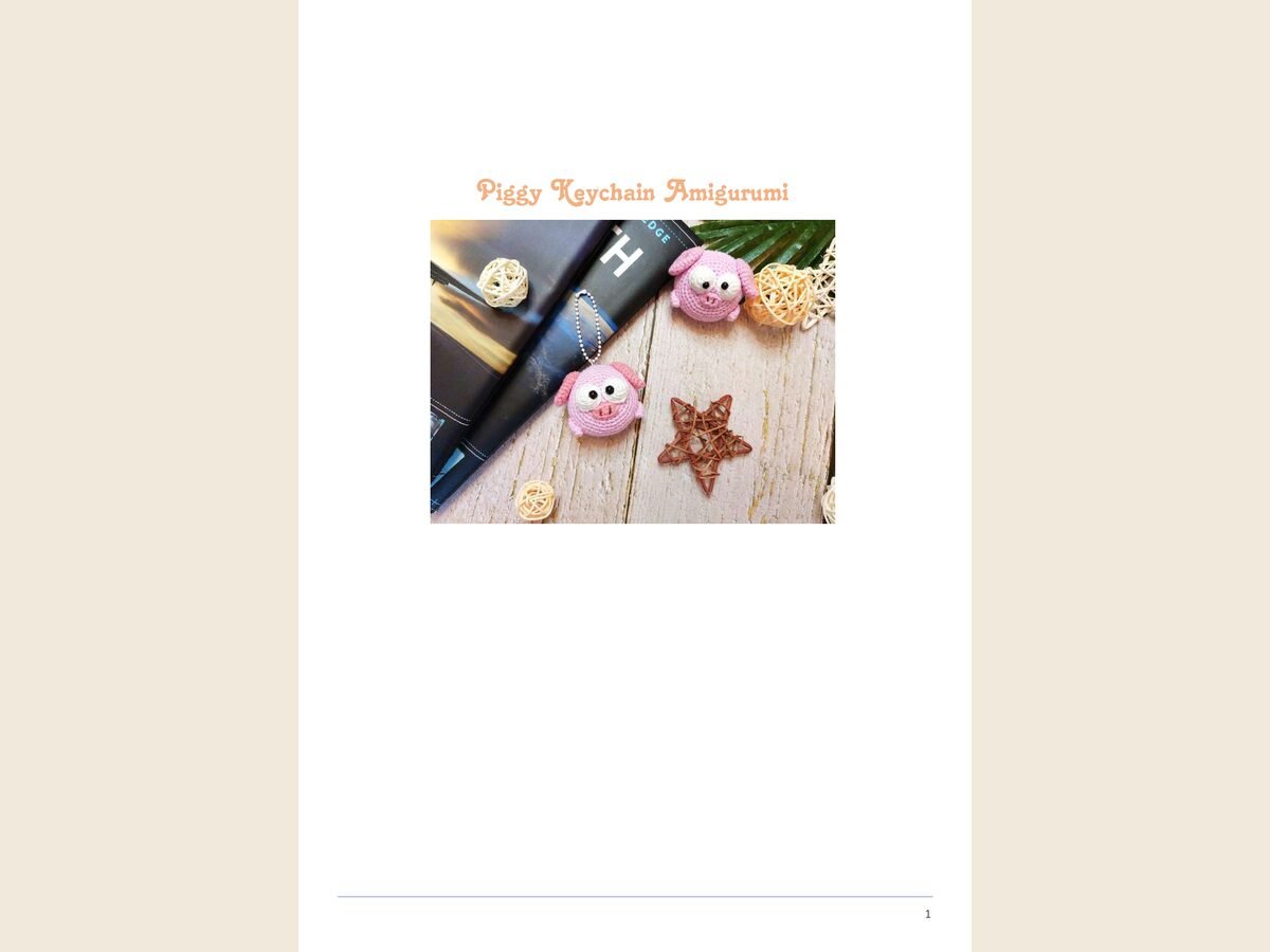 Piggy Keychain