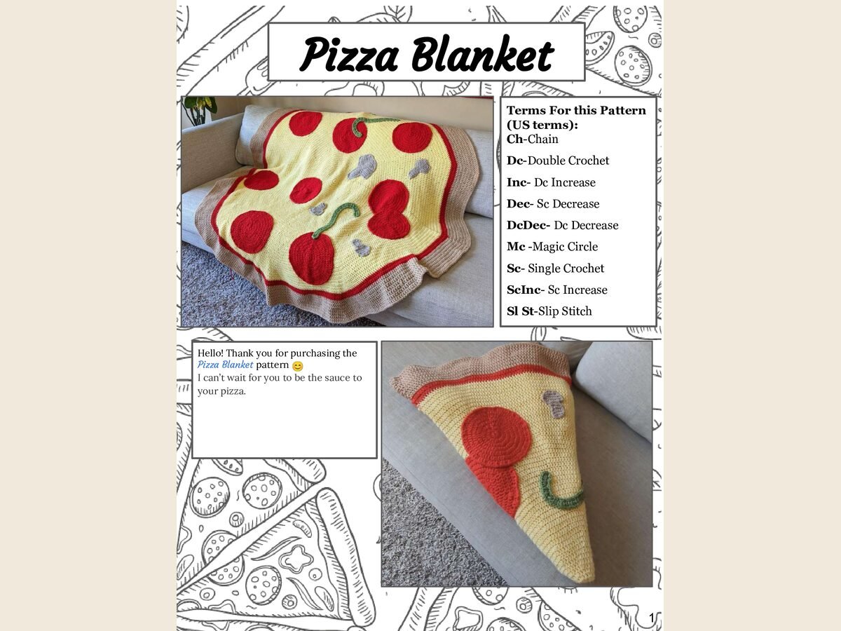 Pizza Blanket