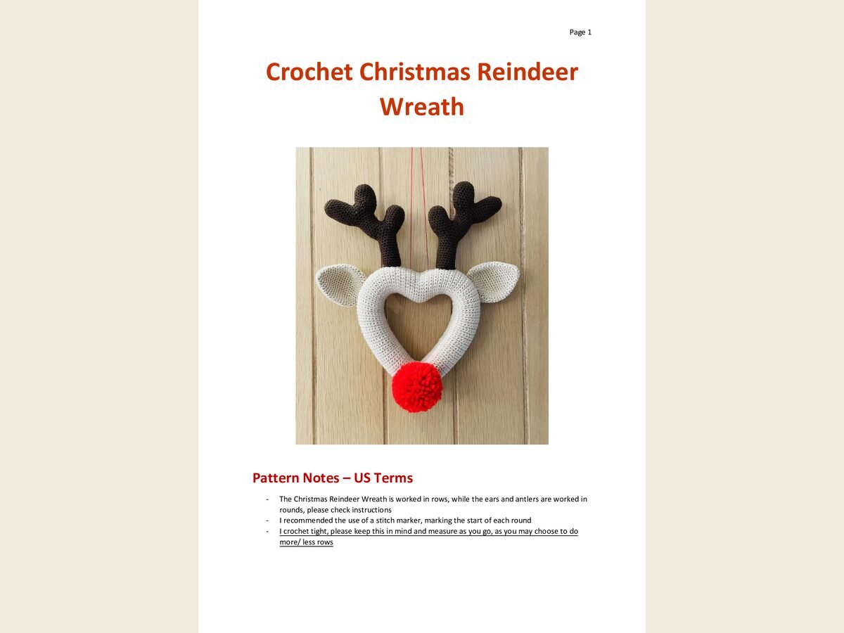 Reindeer Wreath