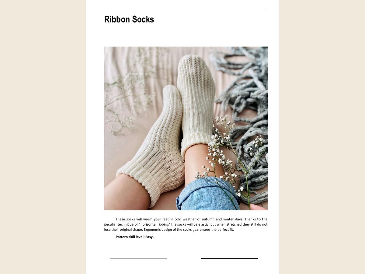 Ribbon Socks