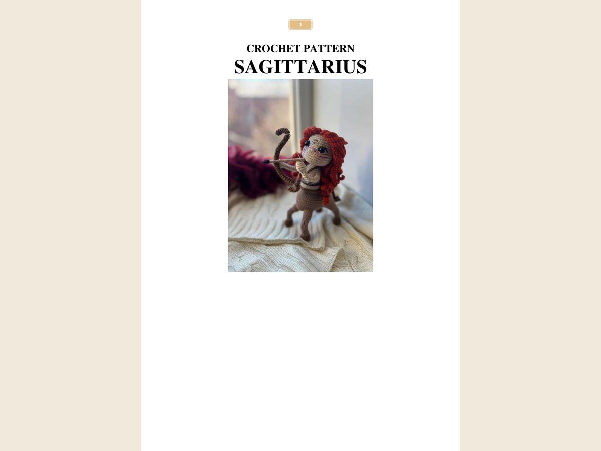 Sagittarius Amigurumi