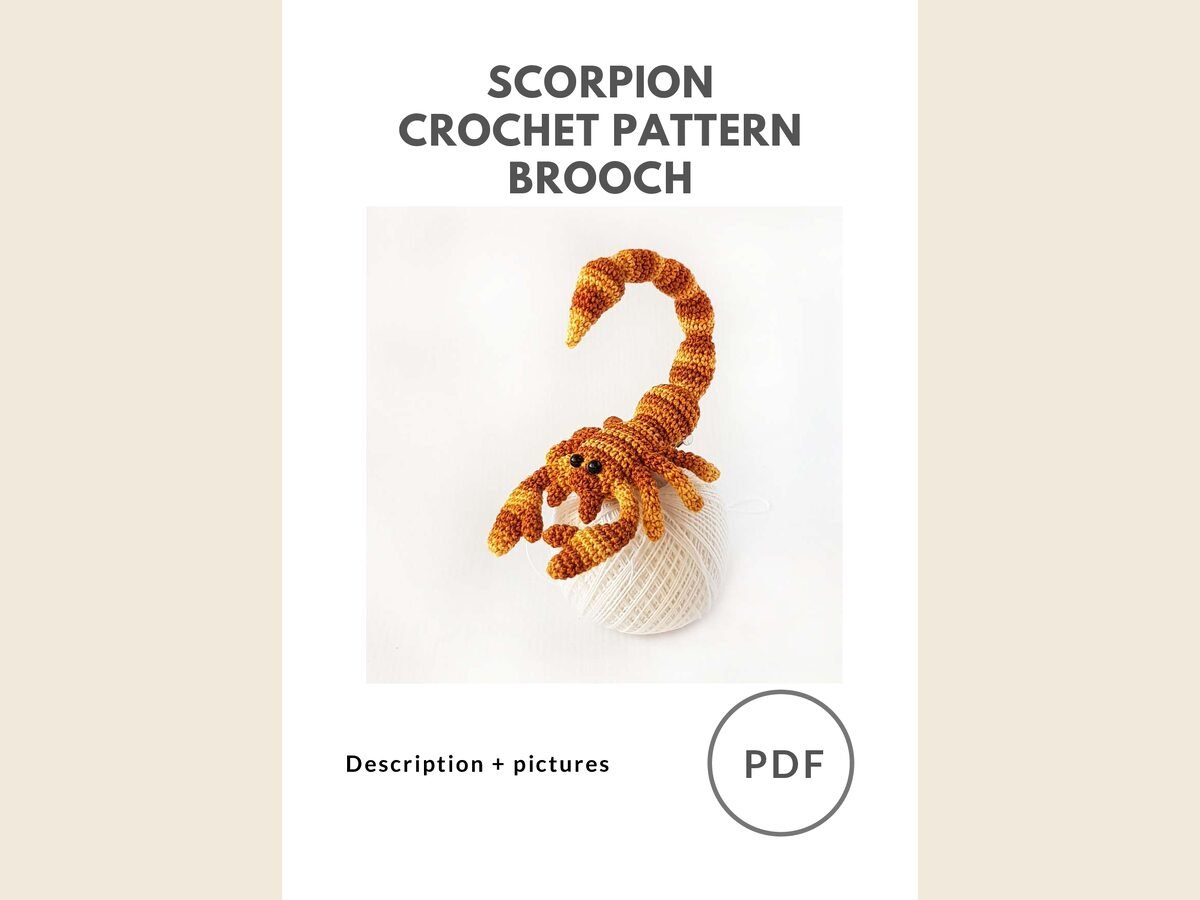 Scorpio Brooch