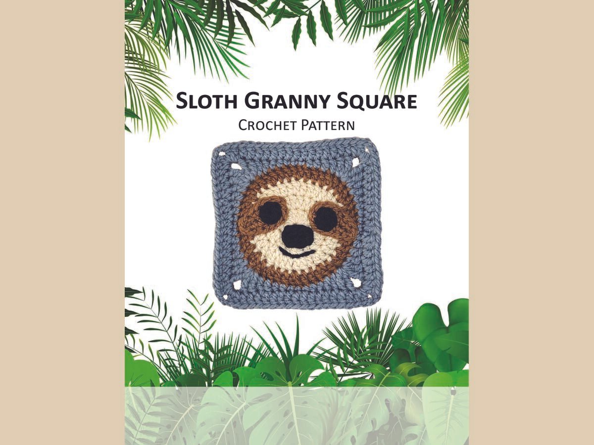 Sloth Granny Square_Crochet Pattern-compressed