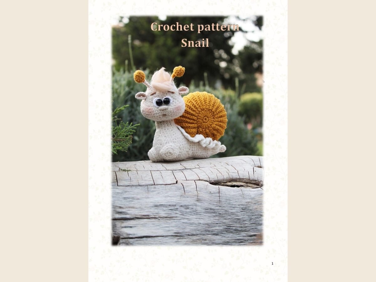 Snail Amigurumi