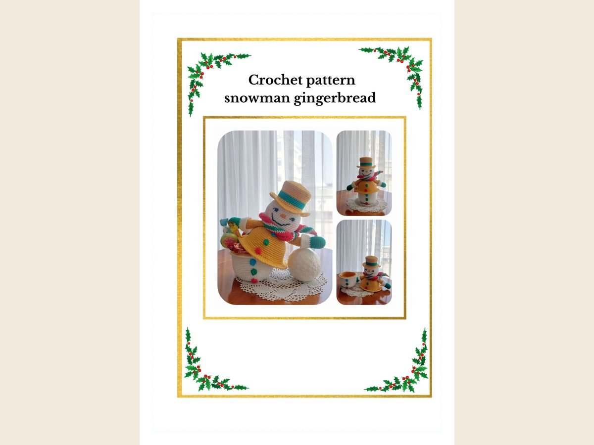 Snowman Gingerbread Box