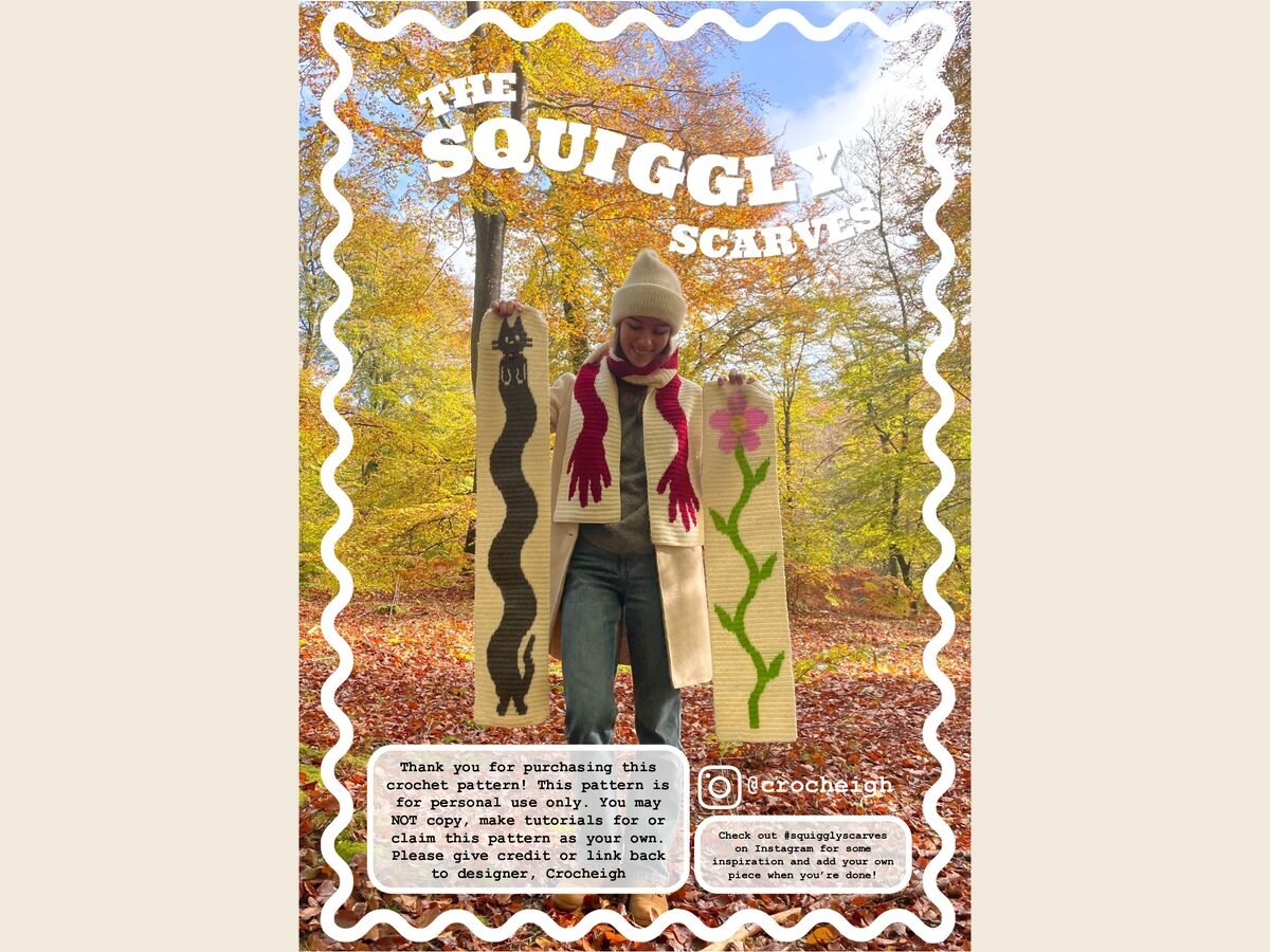 Squiggly Scarves