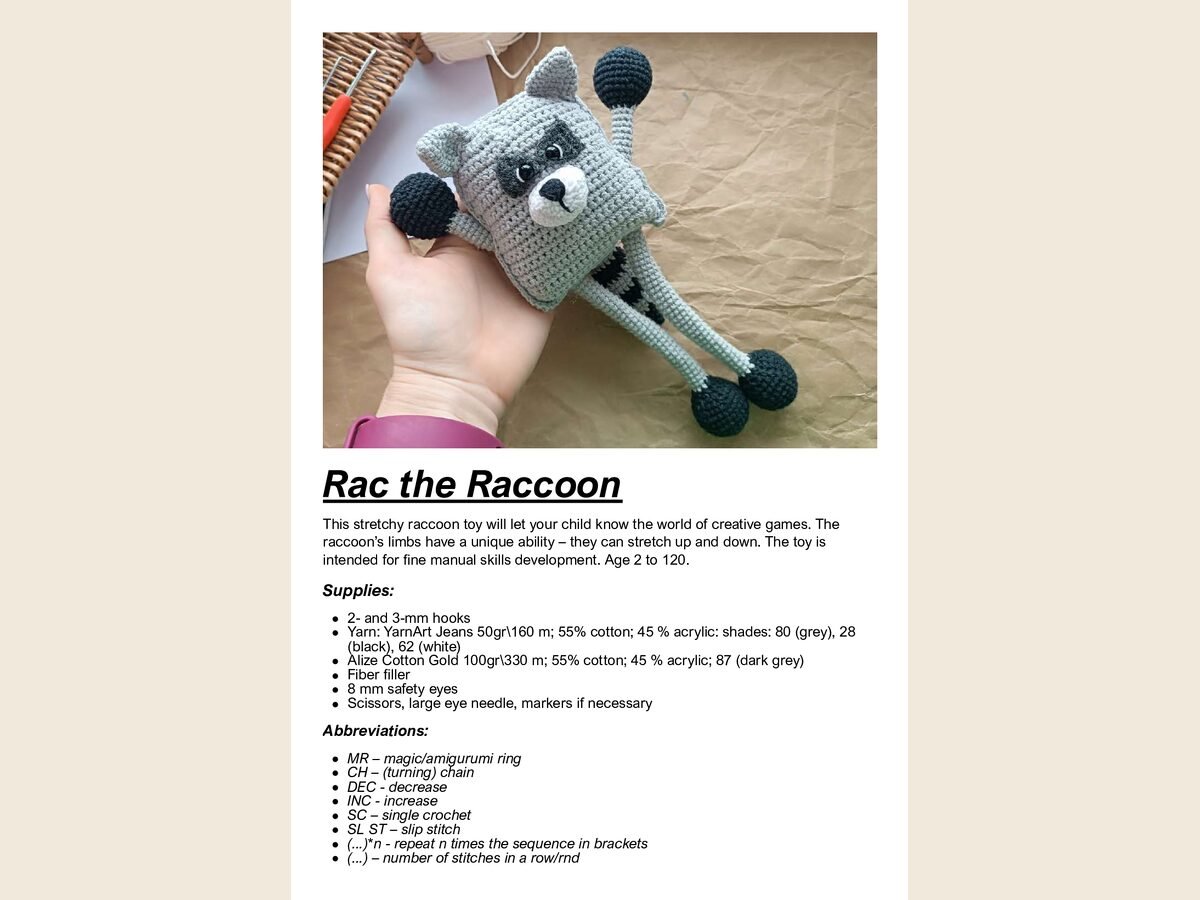 Stretch Raccoon