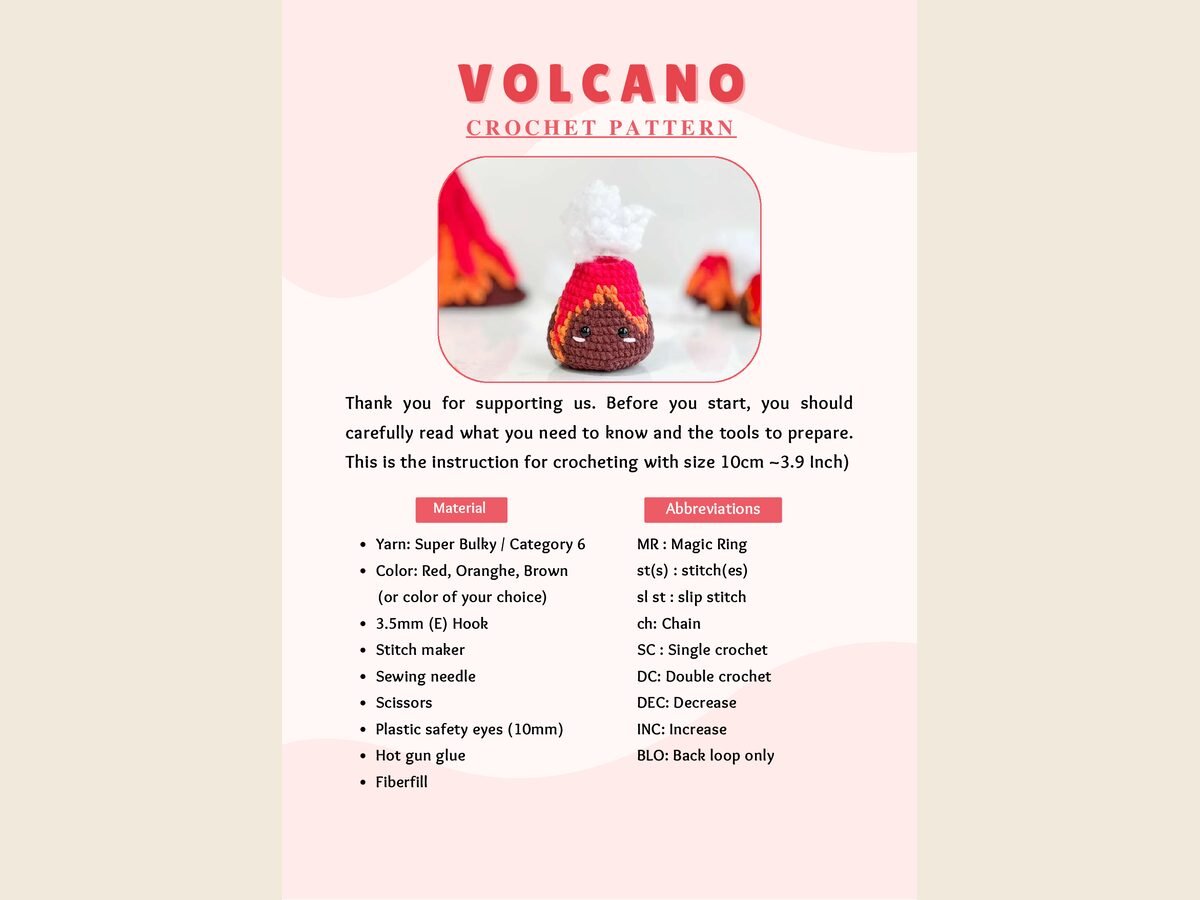 Volcano No Sew
